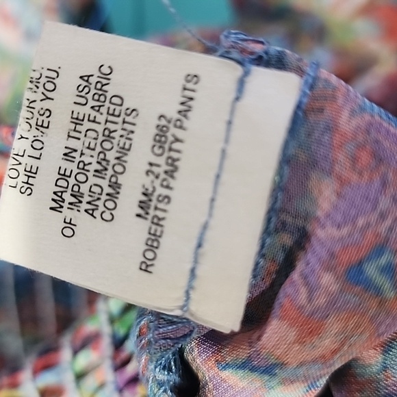 Show Me Your Mumu Roberts Party Pants Multicolor Print Size XS - Picture 10 of 10